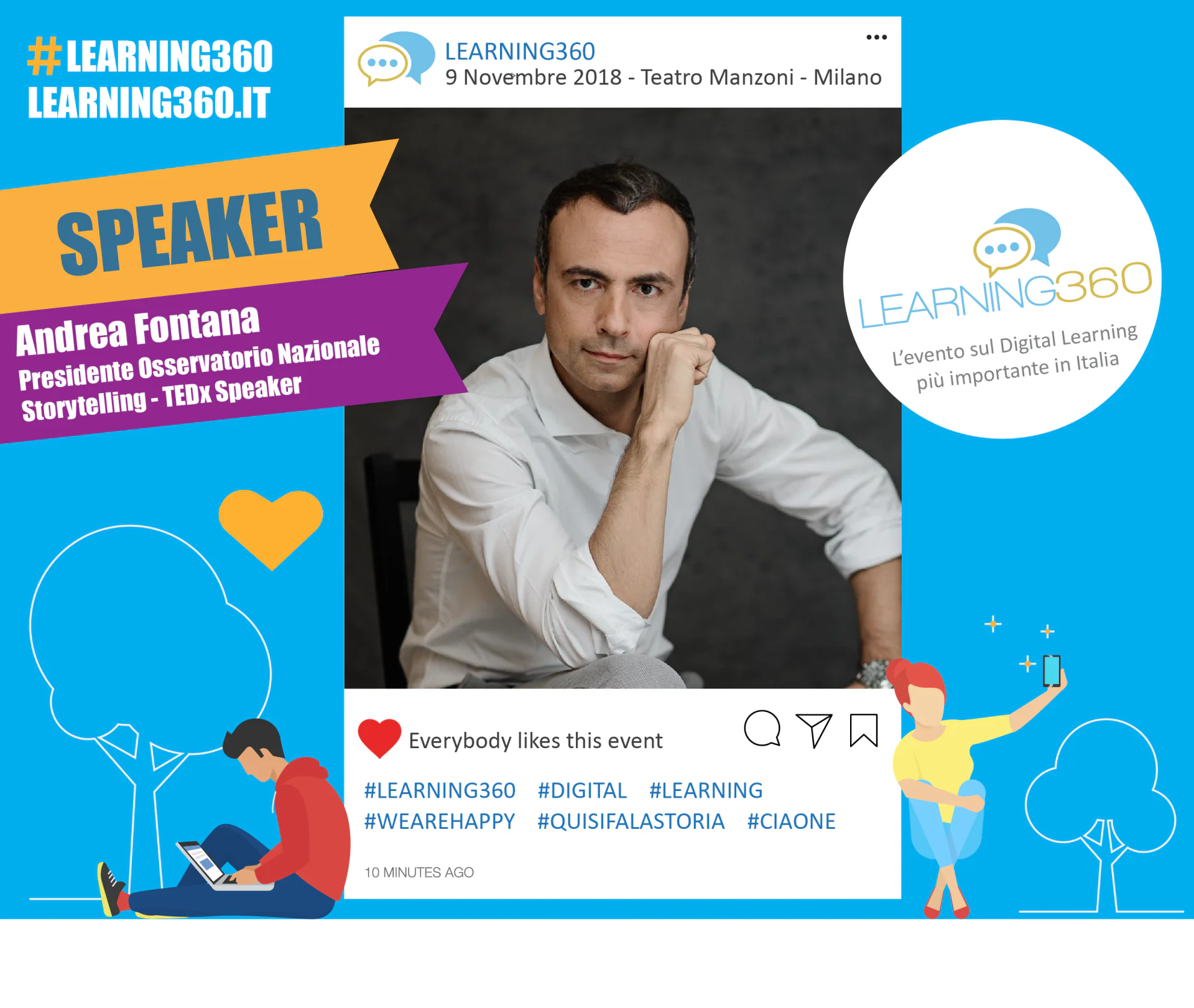 LEARNING360, presentiamo lo speaker Andrea Fontana!