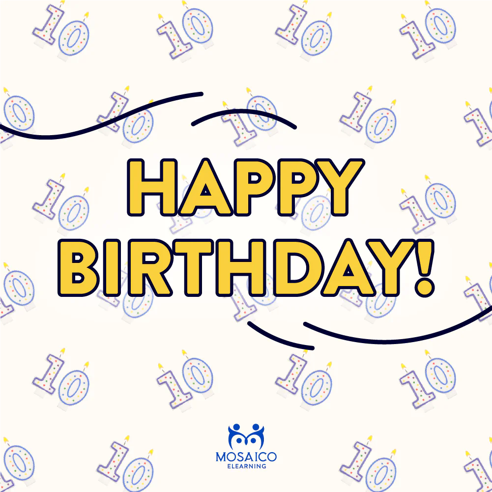 Mosaicoelearning compie 10 anni: 10 storie d’amore per te