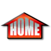 Icona a forma di casa con la scritta HOME usata come bottone per tornare alla pagina principale nei corsi elearning