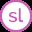 Icona circolare viola con le lettere sl che rappresenta Storyline 360 all’interno della suite Articulate 360