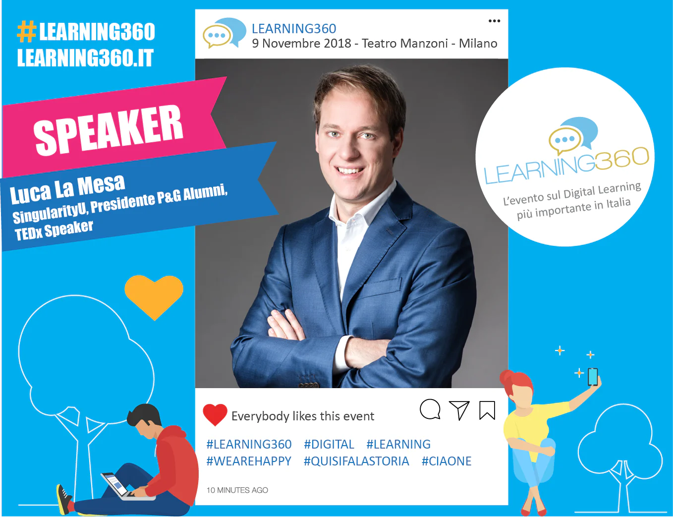 LEARNING360, presentiamo lo speaker Luca La Mesa!