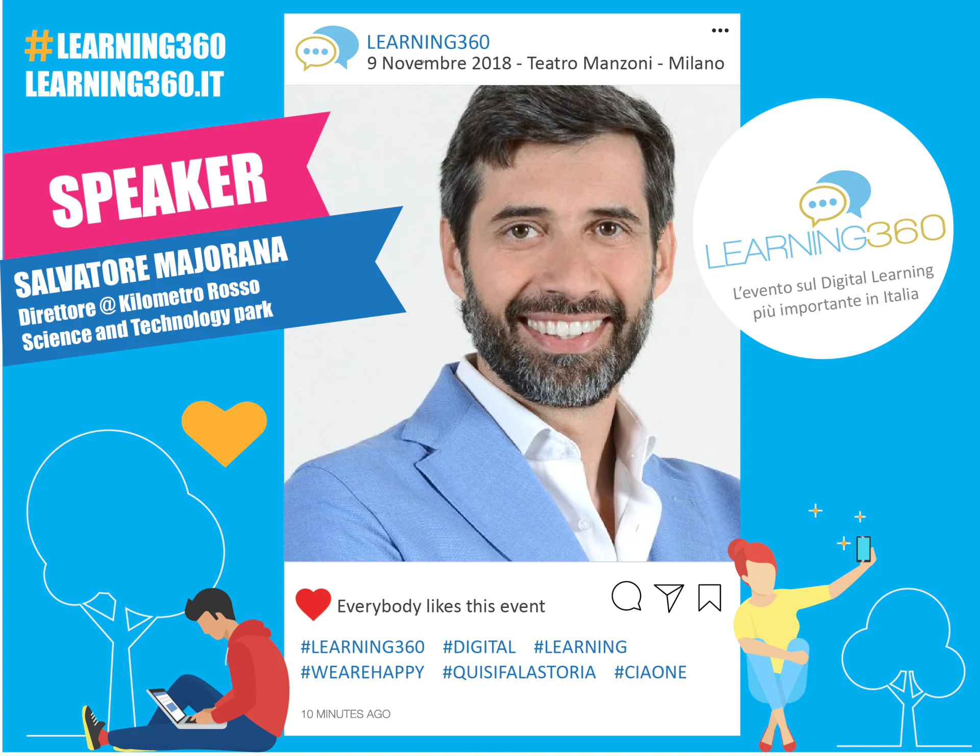 LEARNING360, presentiamo lo speaker Salvatore Majorana!