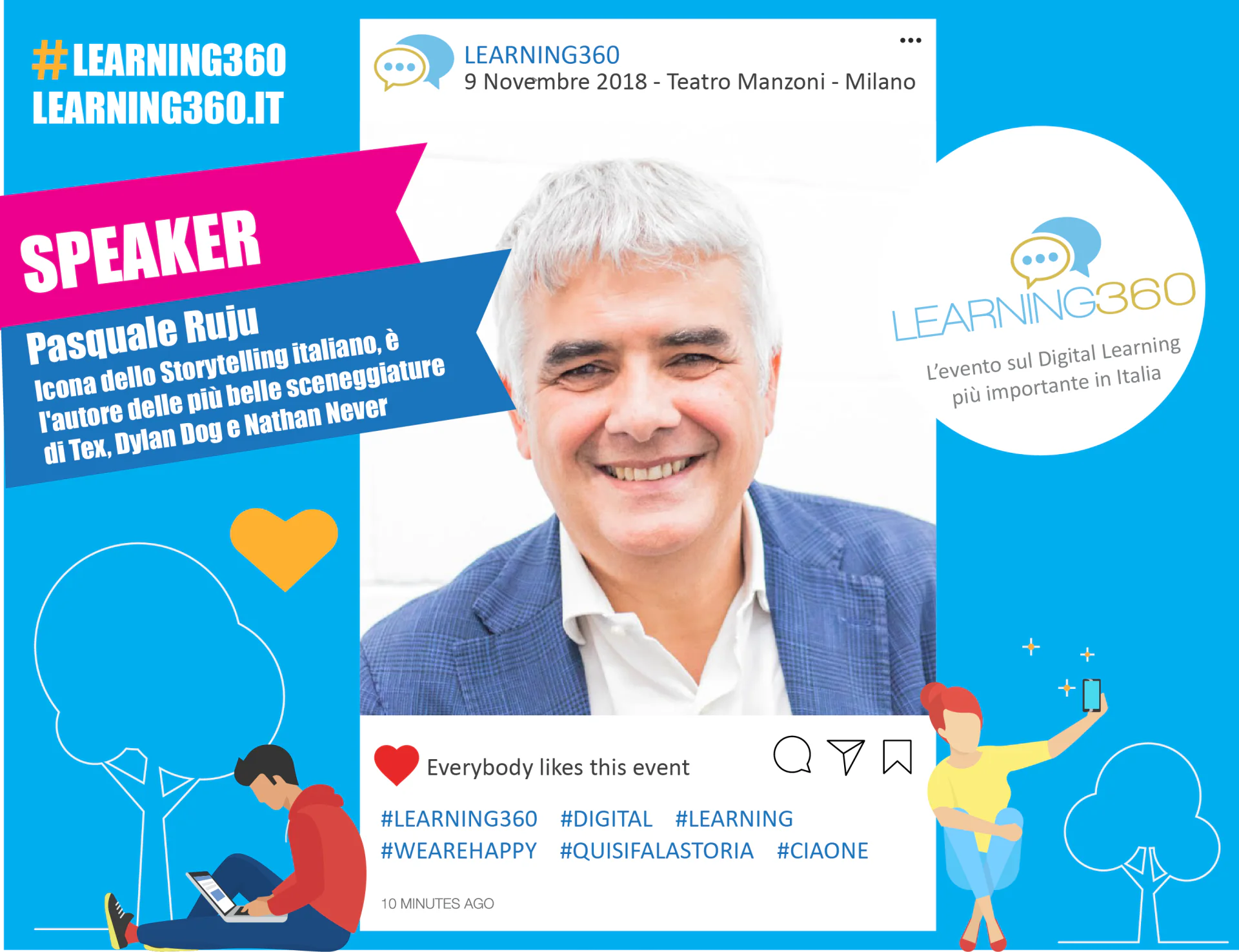 LEARNING360, presentiamo lo speaker Pasquale Ruju!