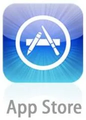 Logo ufficiale App Store Apple con icona stilizzata su sfondo blu, rappresenta l’accesso alle app educative per iPad
