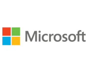 Logo Microsoft con scritta su sfondo bianco, simbolo della partnership per il Digital Learning Tour