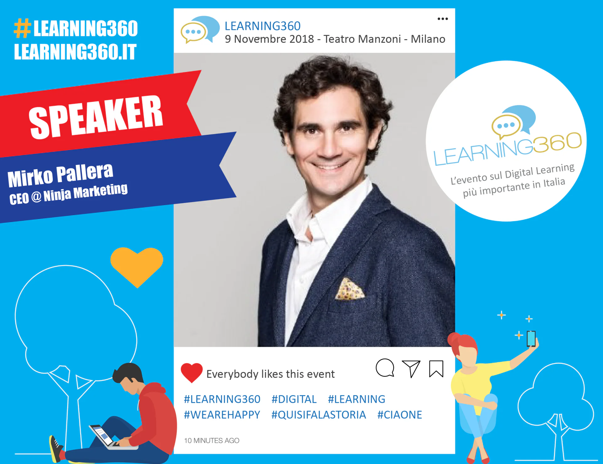 LEARNING360, presentiamo lo speaker Mirko Pallera!