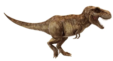 Dinosauro 3D animato usato in PowerPoint per mostrare la transizione Morphing nei corsi e-learning