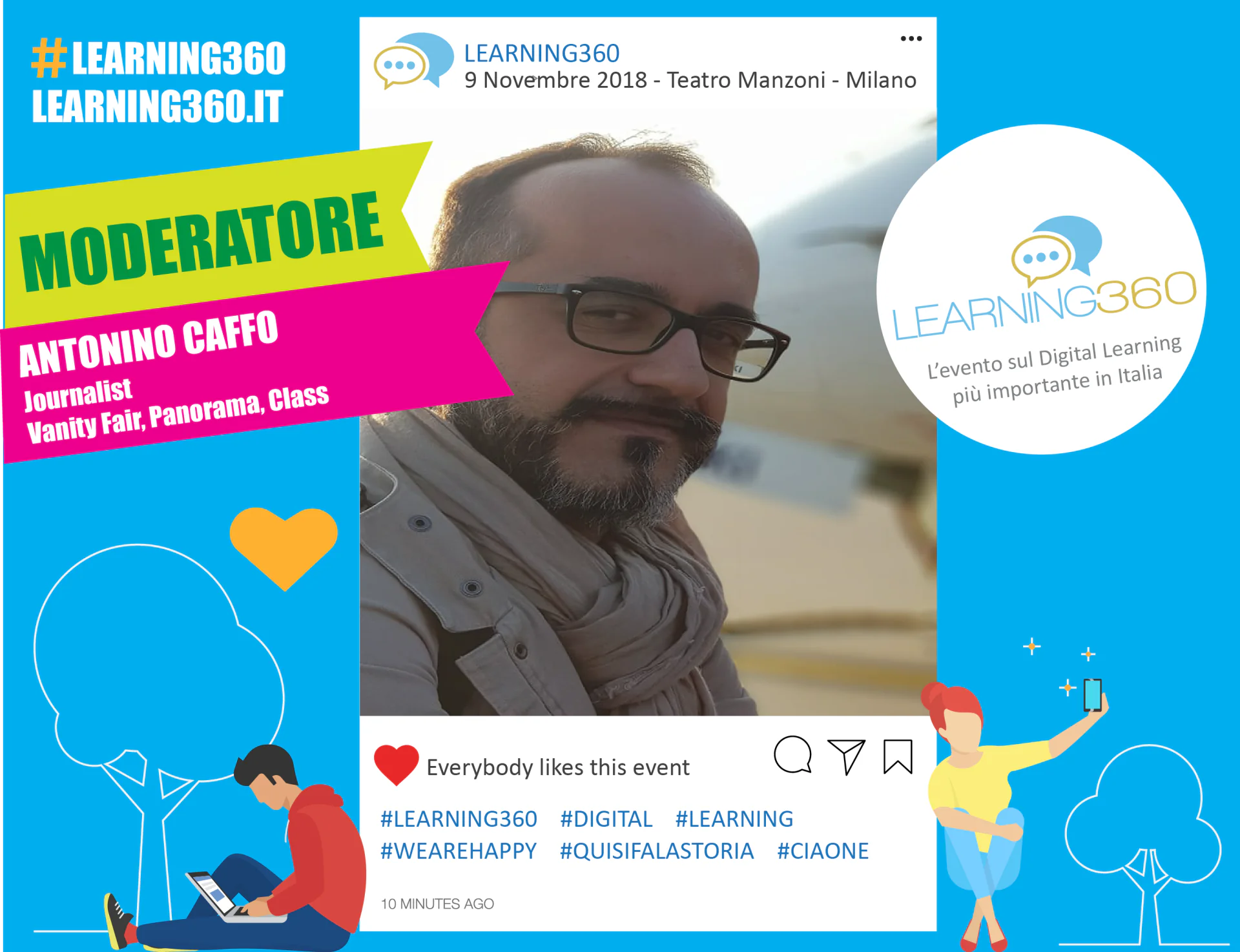 LEARNING360, presentiamo il moderatore Antonino Caffo!