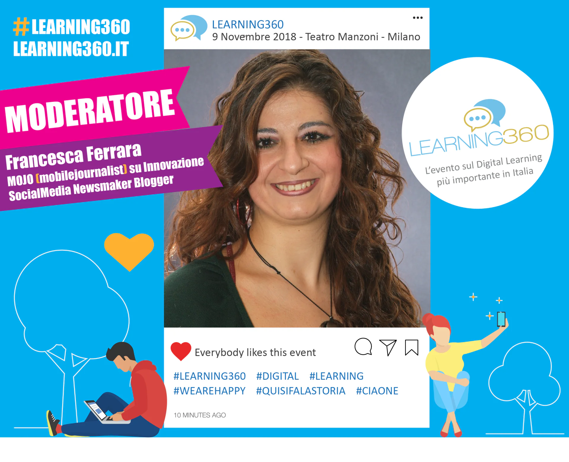 LEARNING360, presentiamo il moderatore Francesca Ferrara!