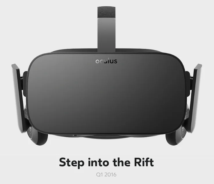 Visore Oculus Rift visto frontalmente, simbolo dell’integrazione della realtà virtuale nell’e-learning