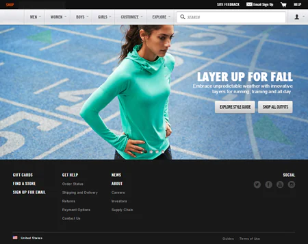 Pagina web aziendale con layout moderno e colori coordinati, usata come ispirazione per template eLearning