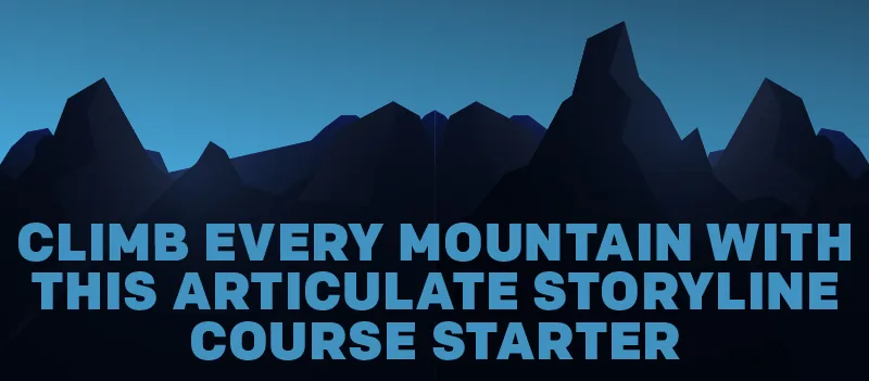 Mountain Ascent: Template per Articulate Storyline